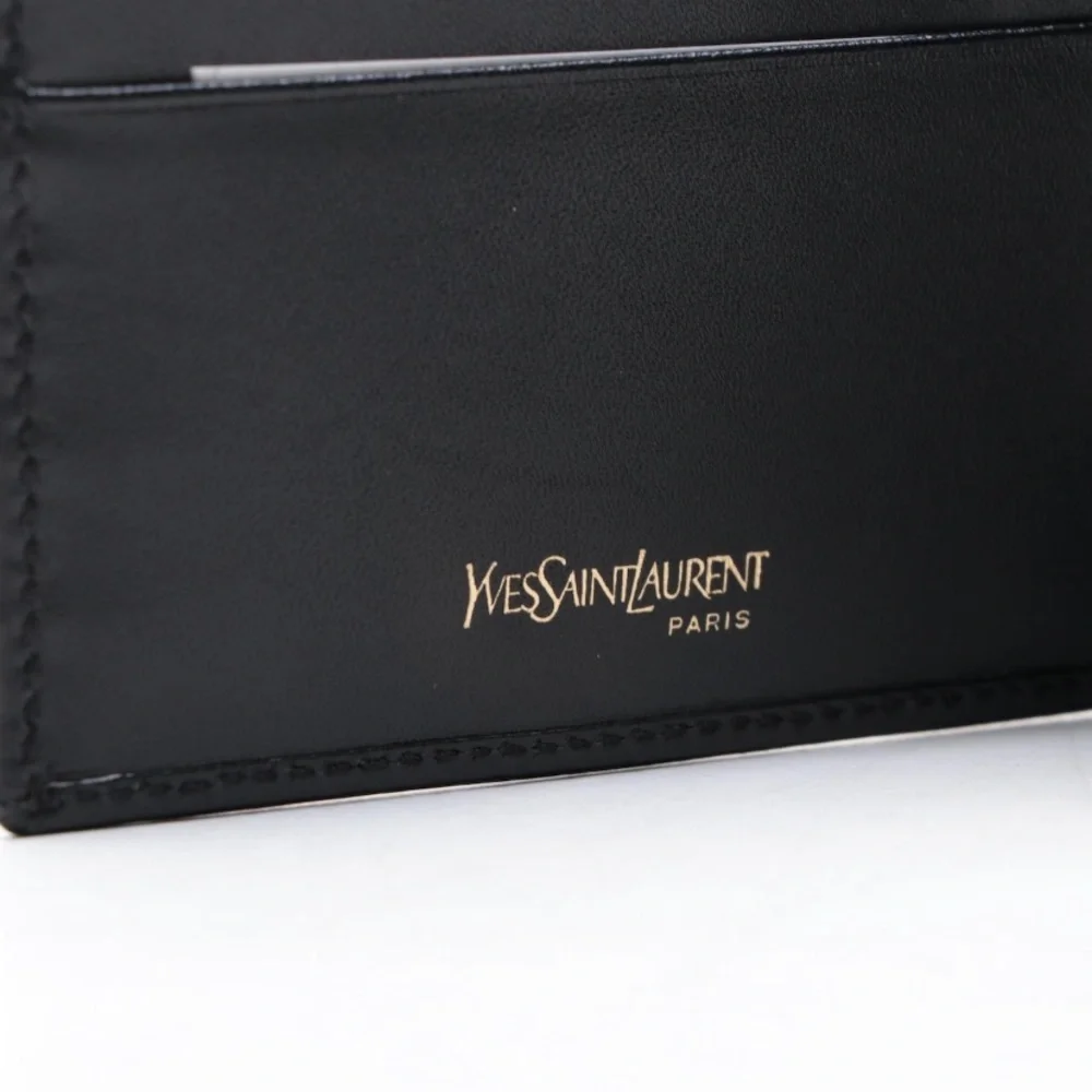 NIB Yves Saint Laurent East/West Wallet In Smooth Leather With Coin Pouch